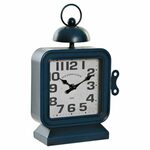 Galda pulkstenis DKD Home Decor 8424001799985 Plava 19 x 8 x 28 cm Željezo , 770 g