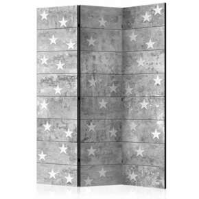 Paravan u 3 dijela - Stars on Concrete [Room Dividers] 135x172
