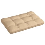 vidaXL Paletni jastuk bež 120 x 80 x 12 cm od tkanine