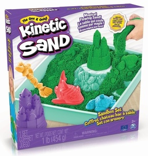 Kinetic Sand pješčanik s priborom set za igru - zeleni