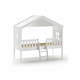 Bijela kućica/povišeni dječji krevet 90x200 cm Housebed - Vipack