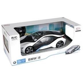 RC BMW i8 Concept auto na daljinsko upravljanje srebrno-crni