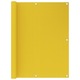 vidaXL Balkonski zastor žuti 120 x 600 cm HDPE