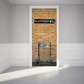Samoljepljiva naljepnica za vrata Harry Potter Platform