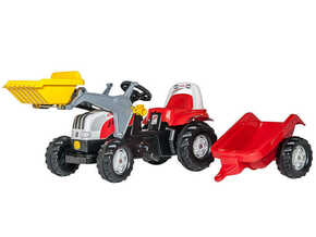 Rolly Toys traktor na pedale Steyr 6165 CVT + utovarivač + prikolica