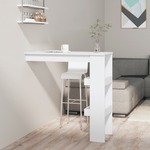 Zidni barski stol bijeli 102 x 45 x 103 5 cm konstruirano drvo