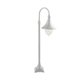 NORLYS 805W | Firenze Norlys podna svjetiljka 112cm 1x E27 IP54 bijelo, prozirno
