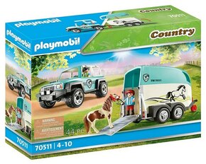 Automobil s prikolicom za ponija Playmobil® Country 70511