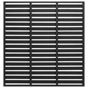 Panel za ogradu WPC 180 x 180 cm crni