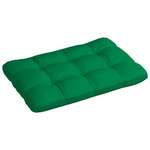 vidaXL Paletni jastuk zeleni 120 x 80 x 12 cm od tkanine