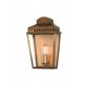 ELSTEAD MANSION-HOUSE-BR | Mansion-House Elstead zidna svjetiljka namjenjeno za primorje, ručna izrada 1x E27 IP44 UV antik bakar, prozirno