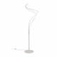 Bijela LED stojeća svjetiljka s metalnim sjenilom (visina 160 cm) Nala – Trio Select
