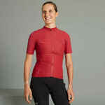 Majica kratkih rukava za brdski biciklizam crvena