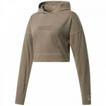 Ženski sportski pulover Reebok Les Mills Natural Dye Lightweight Hoodie W - boulder grey