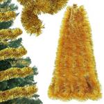 Zlatni vijenac za božićno drvce 6m