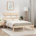 vidaXL Okvir za krevet od masivnog drva 120 x 190 cm 4FT mali bračni