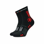 Compressport Pro Racing Socks v4.0 Trail Black/Red T1 Čarape za trčanje