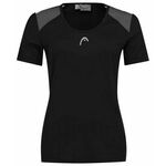 Ženska majica Head Club 22 Tech T-Shirt W - black