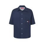 Tommy Jeans Košulja mornarsko plava / crvena / bijela