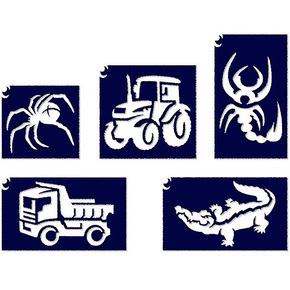 Set tetovaža sa traktorom za dječake 5kom