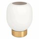 EGLO 900307 | Manzanares Eglo stolna svjetiljka 18cm sa prekidačem na kablu 1x E27 brušeno zlato, zlatno, opal