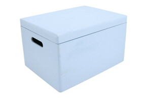 AtmoWood Drvena kutija s poklopcem 40x30x23 cm - svijetloplava