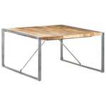 Blagovaonski stol 140 x 140 x 75 cm od grubog drva manga