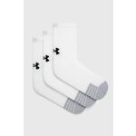 UNDER ARMOUR Sportske čarape svijetlosiva / crna / bijela