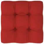 vidaXL Jastuk za sofu od paleta crveni 50 x 50 x 10 cm