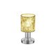 TRIO 595400179 | Garda-TR Trio stolna svjetiljka 18cm sa dodirnim prekidačem 1x E14 poniklano mat, zlatno