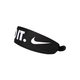 Traka za glavu Nike Dri-Fit Head Tie Skinny Printed - black/white/white