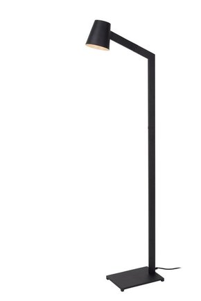 LUCIDE 20710/01/30 | Mizuko Lucide podna svjetiljka 150cm s prekidačem elementi koji se mogu okretati 1x E14 crno