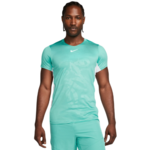 Muška majica Nike Court Dri-Fit Advantage Printed Tennis Top - washed teal/white/white