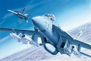 Italeri 1:72 F/A-18e Super Hornet maketa aviona