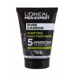L´Oréal Paris Men Expert Pure Carbon gel za čišćenje lica za normalnu kožu Purifying Daily Face Wash 100 ml za muškarce