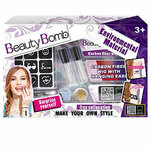 Beauty Bomb Teen set svjetlucave šminke sa šarenim kopčama za kosu