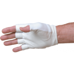 Kompresijski rukavi Tourna Unique Half Finger Mens Glove Left - white