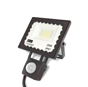 LED 20W reflektor crni 6500K IP67 + senzor pokreta