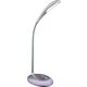 GLOBO 58265 | Minea Globo stolna svjetiljka sa tiristorski dodirnim prekidačem jačina svjetlosti se može podešavati, promjenjive boje, fleksibilna, USB utikač 1x LED 230lm + 1x LED 5000K krom, bijelo
