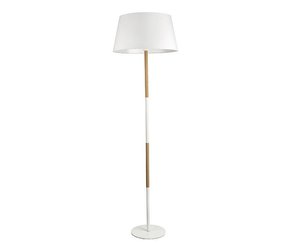 NOVA LUCE 7605184 | Arrigo Nova Luce podna svjetiljka 155cm s prekidačem 1x E27 bijelo