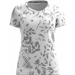 Ženska majica Under Armour Women's UA IsoChill 200 Print Short Sleeve - white/gray wolf