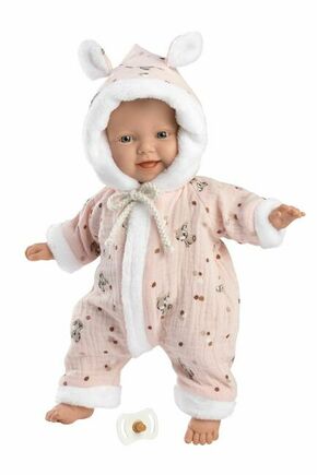 Llorens: Lutka djevojčicu od 31 cm u ružičastoj haljinici s kapuljačom