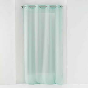 Mentol zelena prozirna zavjesa 140x280 cm Sandra – douceur d'intérieur