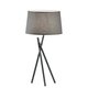 VIOKEF 4127500 | Martha-VI Viokef stolna svjetiljka 59cm s prekidačem 1x E27 sivo