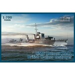 Plastic model ship HMS Hotspur 1941 British H-class destroyer