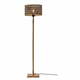 Crna/u prirodnoj boji stojeća svjetiljka s bambusovim sjenilom (visina 128 cm) Java – Good&amp;Mojo