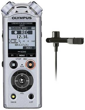 Olympus LS-P1 Lavalier Kit digitalni diktafon Vrijeme snimanja (maks.) 123 h srebrna