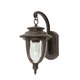 ELSTEAD STL2-S-WB | St-Louis Elstead zidna svjetiljka sa sjenilom ručne izrade 1x E27 IP44 antik brončano, prozirno