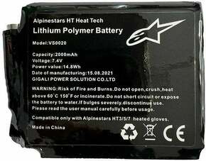 Alpinestars Battery For HT Heat Tech Gloves Black Samo jedna veličina Rukavice