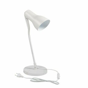 KANLUX 36270 | Jusi Kanlux stolna svjetiljka okrugli sa prekidačem na kablu elementi koji se mogu okretati 1x E27 bijelo
